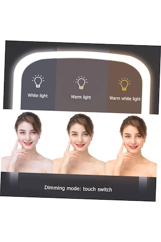 Valkyrie Led Işıklı Şarjlı Makyaj Aynası Beyaz