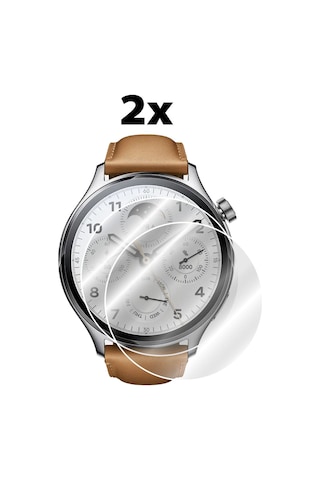 Xiaomi Watch S1 Pro 46 mm Akıllı Saat ile uyumlu IPG Ekran Koruyucu (2 Adet)