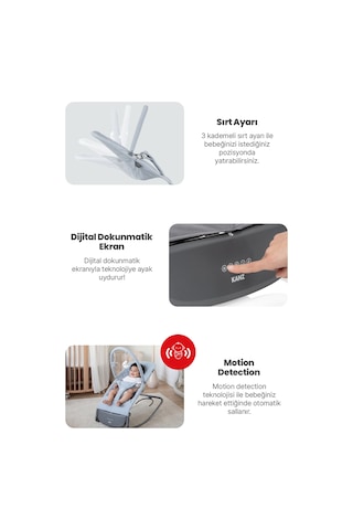 Kanz Robin Elektrikli Ana Kucağı Mavi