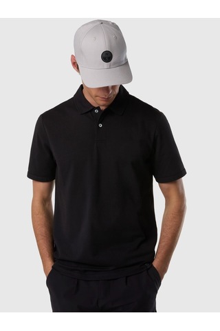 North Sails Kısa Kollu Pamuklu Erkek Polo Yaka T-shirt-33489 Siyah