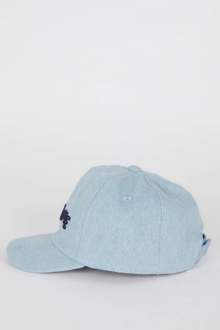 DeFacto Erkek Bebek Nakışlı Jean Cap Şapka D8379A525SMBE2 Mavi