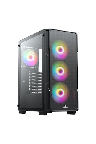 Gamebooster GB-X223B USB3.0 RGB Atx Bilgisayar Kasası Siyah