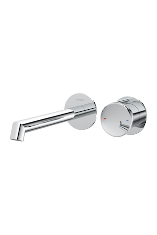 Teska 5506 Arte Ankastre Lavabo Bataryası Krom