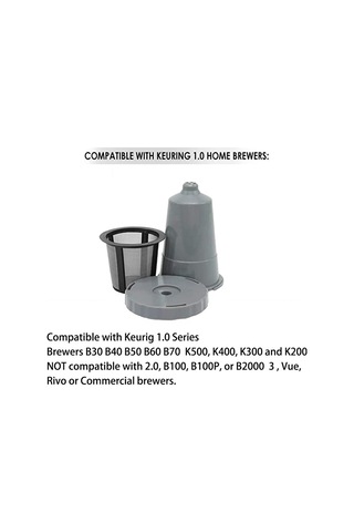 Keurig 1.0 Brewers İçin Yeniden Kullanılabilir K Bardak Kahve Filtreleri Kahve Kaşığı Fırçası İle B30 B40 B50 B60 B70 K500, K400, K300, K200