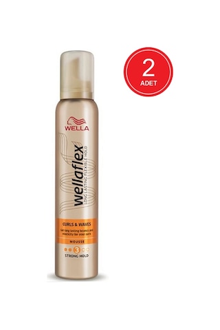 Wella Wellaflex Curls & Waves Bukle Belirginleştirici Saç Köpüğü 2 x 200 ML