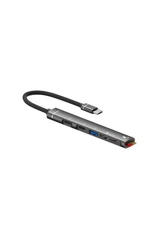Microcase AL4613 5 İn1 USB 3.0 Type-C To SD-TF Kart Okuyuculu Hub