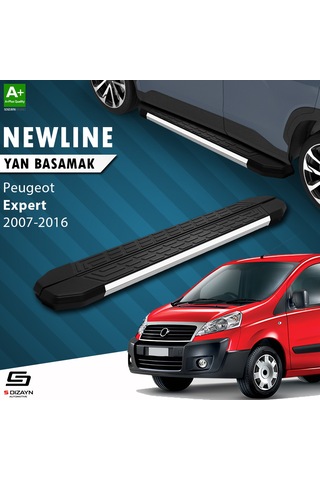 S-dizayn Peugeot Expert 2 Uzun Şase Newline Krom Yan Basamak 223 Cm 2007-2016 A+ Kalite
