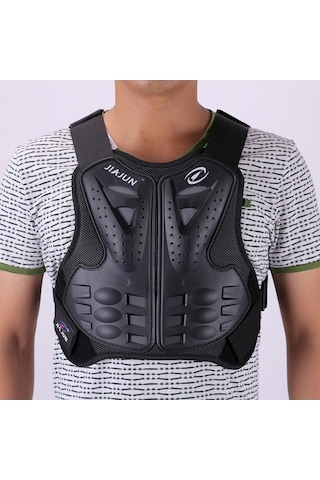 Trendooze Suntek Dirtbike Siyah M Için Motosiklet Koruma Yelek Omurga Df