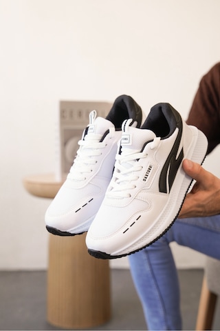 Daxors D0128 Günlük Ortopedik Erkek Sneaker Spor Ayakkabı Beyaz