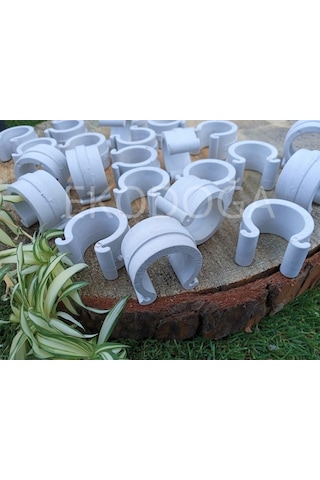 Sera Klipsi 27'lik 100 Adet Sera Naylonu Tutucu Mandal Klips