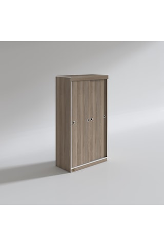 Kenzlife Gardırop Sürgülü Kapaklı Kapılı 100 Papatya Crd Gardolap Dolap