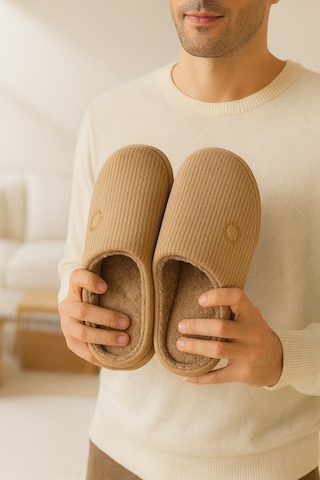 3'lü Paket Velvet Erkek Terlik Ev Terliği Kışlık Yumuşak Tabanlı Paket Ürün