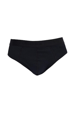 Tudors Erkek 6'lı Paket Likralı Pamuklu Siyah Slip Külot-41740 Siyah