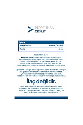 More Than Zeodent Diş Macunu 100 G