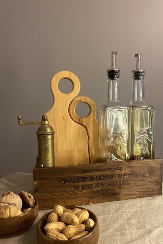 Nishev Analı Kızlı 2'li Sunum Tahtası Açık Koyu Nishev-p000098