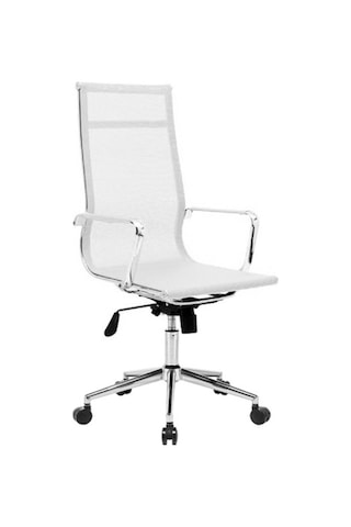 Aykanoffice Aykan Ofis Filo-L Beyaz Yönetici Çalışma Koltuğu