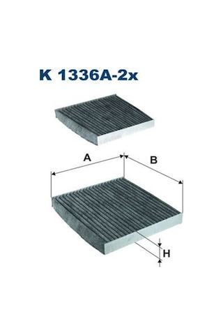 Kabin Filtresi Bmw X3 F25 20 Dx 184hp 11/10- Fıltron K1336a-2x Fıltron K1336a-2x