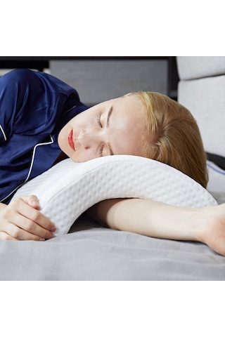 Visco Kavisli Yastık Ortopedik Kol ve Boyun Ağrısı için Birebir