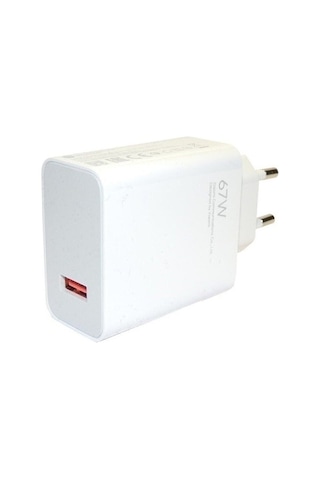 Wellstore Xiaomi Uyumlu 67w Hızlı Şarj Aleti Adaptörü + Kablo Seti Mi 67w Xiaomi