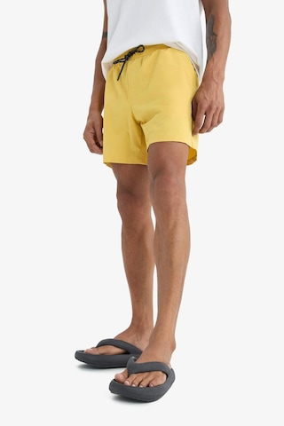 Defacto Defactofit Baskılı Esnek Dokulu Kısa Boy Sporcu Deniz Şortu C5138ax25hsyl468 Sarı
