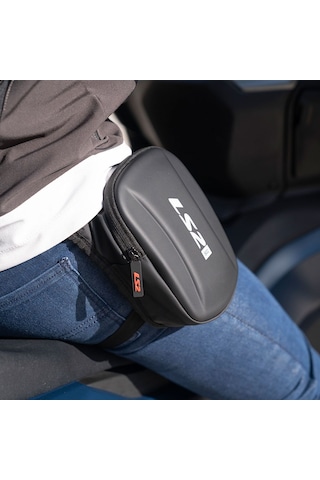 Ls2 Shield 2.5l Bacak Çantası 2.5 Litre Siyah
