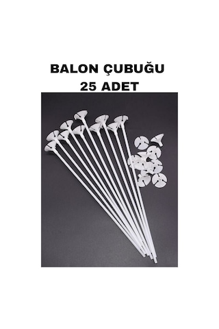 Balon Çubuğu 25 Adet Diğer