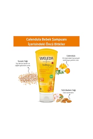 Weleda Baby Calendula Saç ve Vücut Şampuanı 2 x 200 Ml