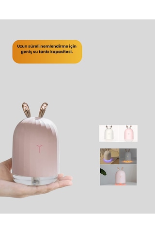Tavşan Kulak Tasarımlı 200 Ml Usb Aroma Difüzör Ve Semeglbl - 82 Hava Nemlendirici