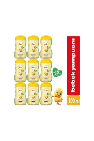 Dalin Bebek Şampuanı Klasik 200ML (9 Lu Set)