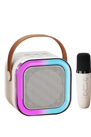 Fioplus K12 Taşınabilir Kablosuz Bluetooth Hoparlör Beyaz