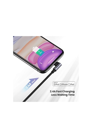 Ugreen Mfı Lightning Apple iPhone Uyumlu Oyuncu Şarj Kablosu 1.5 Metre