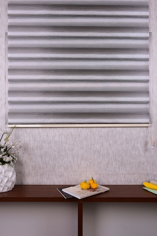 Bej Kendinden Desenli Etek Dilimsiz Ds 11717-v1 Zebra Stor Güneşlik Perde