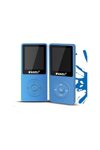 Teltree Ruızu X02 Spor Mp3 Çalar: 8gb, Hafif, Dayanıklı, Kayıpsız Müzik Keyfi, Şık Siyah Tasarım