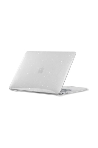 Macbook Uyumlu Air 13.6" 2024 M3 M2 A3113 A2681 Kılıf Simli Ön Arka Kapak 001