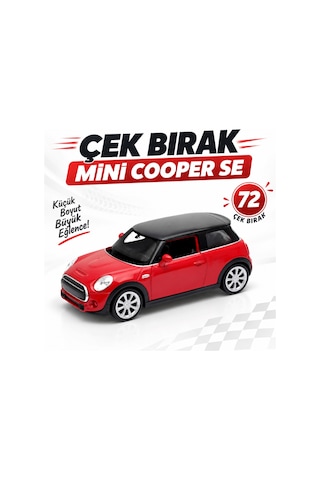 43870 Çek Bırak Mini Cooper Se 72 Kırmızı