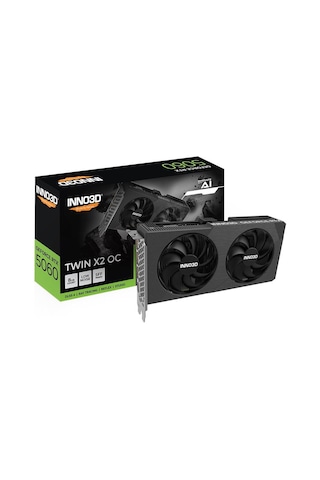 Inno3d Geforce Rtx 5060 Twın X2 Oc V2 8gb Gddr7 128bit Dlss 4 Ekran Kartı