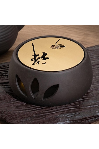 Suntek Magideal  Zen Seramik Çaydanlık Tealight Bakır-ısıtıcı-plaka