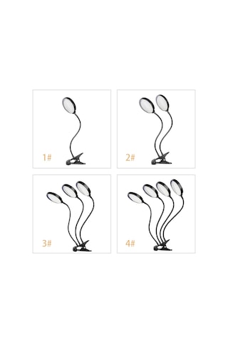 Usb Bitki Grow Işık 156 Leds Güneş Işığı Tam Spektrum Siyah