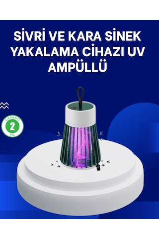 2 Si 1 Arada Led Işıklı Elektrikli Böcek Öldürücü 98210665