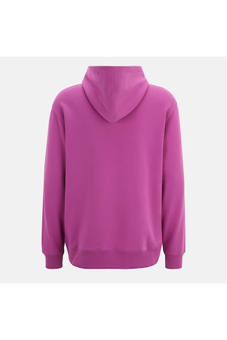 Mor Fila Kapşonlu Sweatshirt Embroidery Detail Su411113 Mor