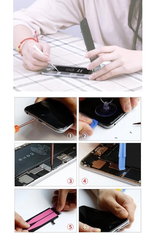 Apple Uyumlu iPhone 6S  6 Batarya Pil + Tamir Seti