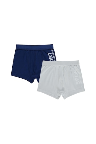 Civil Boys Sport 2-10 Yaş Erkek Çocuk 2'li Boxer - Standart