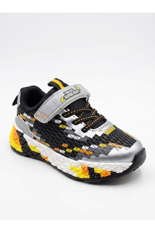 Pepino Supercraft Model Su İtici Dış Yüzey Rahat Yumuşak Taban Erkek Çocuk Sneaker Spor Ayakkabı Gümüş