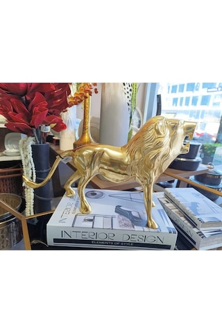 Lıon Dekor Gold 13x50x28 Cm 1 Adet