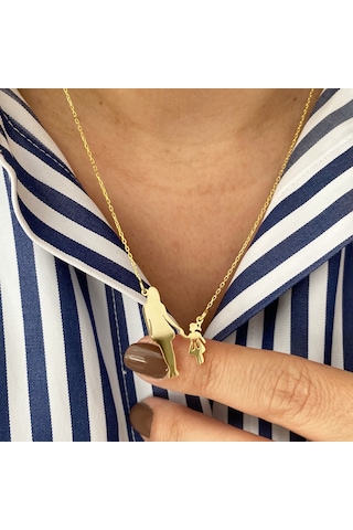 Simurg Jewellery Anneler Kız Gümüş Kolye