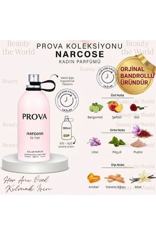Prova Black Option Women Edp 120 Ml - Uzun Süre Kalıcı Kadın Parfümü Baharatlı - Odunsu