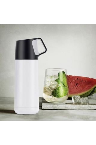 Pazly Paslanmaz Çelik Termos - 500ml Uzun Süre Sıcak Tutar, Kaymaz Tabanlı Ofis/araç İçin