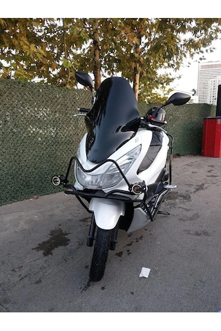 Motosiklet U7 Sis Farı Led Işık Uyumlu Mercekli Uzun Kısalı Çakarlı Model Elektrikli Scooter
