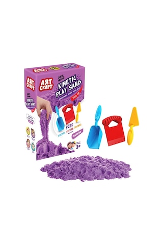 03694 Aksesuarlı Mor Kinetik Oyun Kumu 1000 Gr
