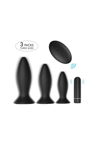 Red Fox Kablosuz Kumandalı Vantuzlu Titreşimli Plug Set